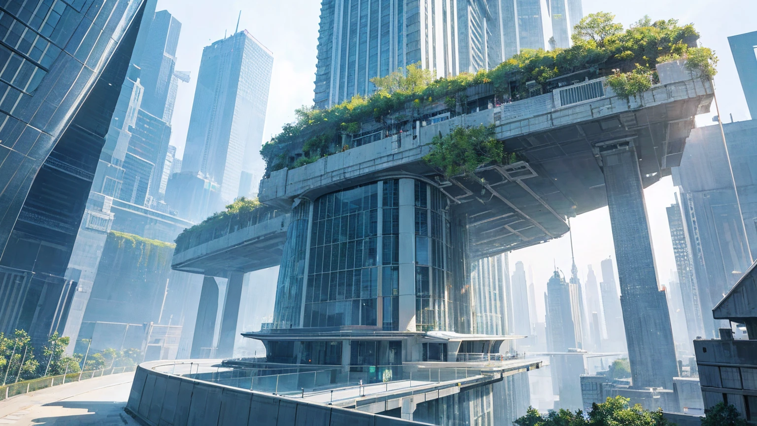 (Best quality,4K,8K,A high resolution,Masterpiece:1.2),Ultra-detailed,(Realistic,Photorealistic,photo-realistic:1.37),Futuristic floating city,Futuristic technology,Huge urban high-tech tablet platform,Airship,Floating in the sky,Futuristic city,Small airships around,High-tech hemispherical platform,Colorful lights,Advanced architecture,modernn architecture,skyscrapper,Access the cloud,Scenic beauty,view over city,Impressive design,Blend seamlessly with nature,energetic and vibrant atmosphere,Futuristic transportation system,Parking is suspended,Transparent path,Lush greenery,Sky gardens,cascading waterfalls,Magnificent skyline,reflections on the water,Sparkling river,Architectural innovation,futuristic skyscrapers,Transparent dome,The shape of the building is unusual,Elevated walkway,Impressive skyline,Glowing lights,Futuristic technology,Minimalist design,Scenic spots,Panoramic view,Cloud Piercing Tower,Vibrant colors,epic sunrise,epic sunset,Dazzling light display,magical ambiance,The future city,Urban Utopia,LuxuryLifestyle,Innovative energy,sustainable development,Smart city technology,Advanced infrastructure,Tranquil atmosphere,Nature and technology live in harmony,Awesome cityscape,Unprecedented urban planning,Architecture connects seamlessly with nature,High-tech metropolis,A cutting-edge engineering marvel,The future of urban living,Visionary architectural concept,Energy-efficient buildings,Harmony with the environment,A city floating above the clouds,Utopian dreams become reality,The possibilities are endless,State-of-the-art transportation network,Green energy integration,Innovative materials,Impressive holographic display,Advanced communication system,Breathtaking aerial view,Quiet and peaceful environment,Modernist aesthetics,Ethereal beauty