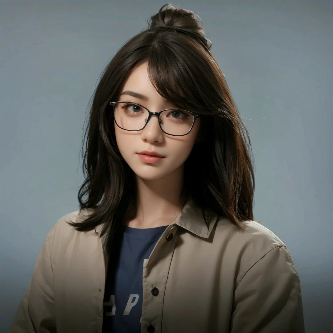 Change the body with beautiful female body wearing white t-shirt