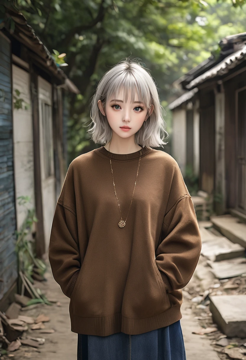 Realistic photos, Raw photo,Are standing、Looking at me