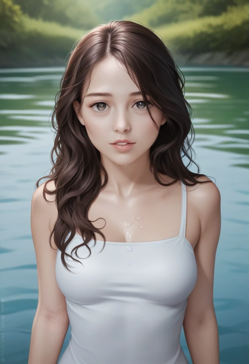 Highest quality, (photoRealistic:1.4), professional photograph, intricate composition, an extremely delicate and beautiful, 8k, ultra high res, cinematic lighting and shading, ((Realistic image of a attractive Indian teen girl, solo)), extremely pretty girl standing on the street, Amazing cute and well-featured face, parted lips, (Beautifully curved hourglass body shape), (Casual summer dress very soaking wet), ((Hair flapping in the wind)), dripping wet hair, dripping clear drops, Like a dramatic scene from a movie, POV, extremely detailed eyes and face, eyes with beautiful details, insanely detailed beautiful natural skin texture, Accurate eyes, Accurate hands, (Well-balanced overall body)