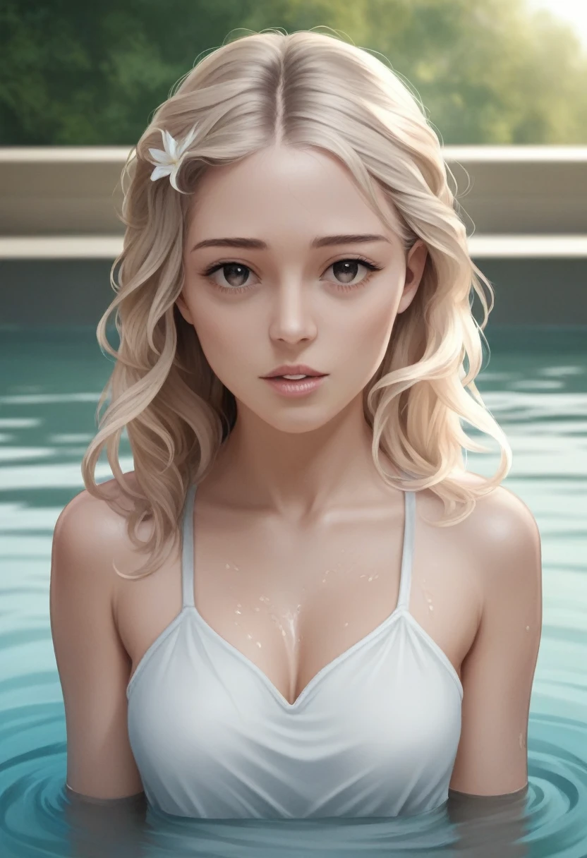 Highest quality, (photoRealistic:1.4), professional photograph, intricate composition, an extremely delicate and beautiful, 8k, ultra high res, cinematic lighting and shading, ((Realistic image of a attractive Indian teen girl, solo)), extremely pretty girl standing on the street, Amazing cute and well-featured face, parted lips, (Beautifully curved hourglass body shape), (Casual summer dress very soaking wet), ((Hair flapping in the wind)), dripping wet hair, dripping clear drops, Like a dramatic scene from a movie, POV, extremely detailed eyes and face, eyes with beautiful details, insanely detailed beautiful natural skin texture, Accurate eyes, Accurate hands, (Well-balanced overall body)