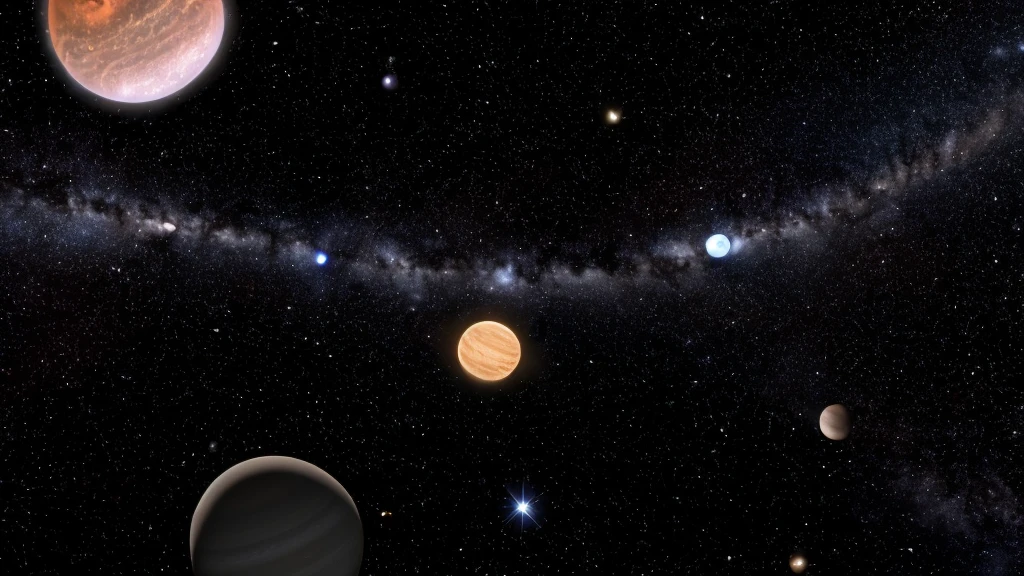 A view of our solar system as it looks from the heliosphere as of right now.
