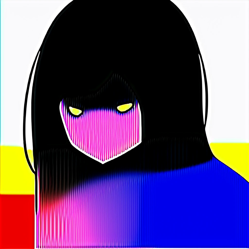 1 girl,Solo,portrait,black hair,red eyes,bare,Criss Cross,masterpiece,best quality,very aesthetic,absurdres