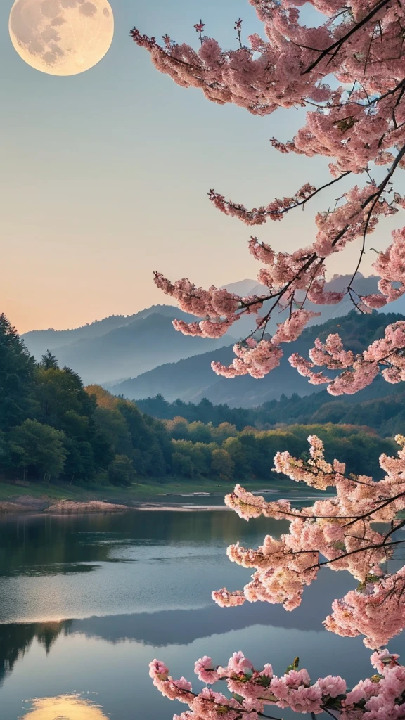 Help me make a mobile wallpaper with text，The wallpaper has the following words：&quot;Splendid as spring flowers，Beautiful as the autumn moon。