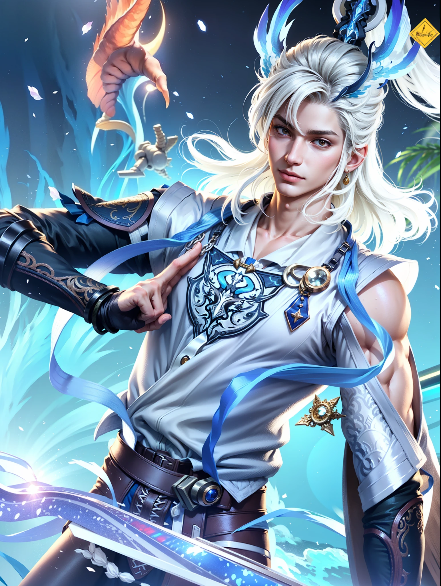 Best quality, masterpiece, detailed skin texture, detailed clothes texture, detailed face, detail ayes, super detail, 8k, intricate detail, 1 boy, The color doesn't change, Muscle guy, 1 guy