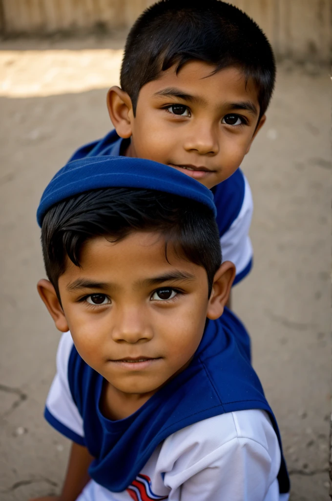 Pretty 9 year old Peruvian boy