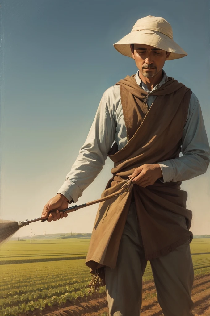 The sower going out to sow.