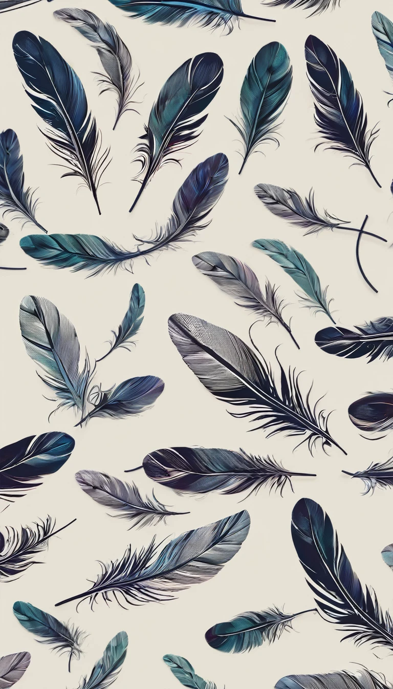 logo design of a MEMORY FEATHER for the brand “Penamemoria".