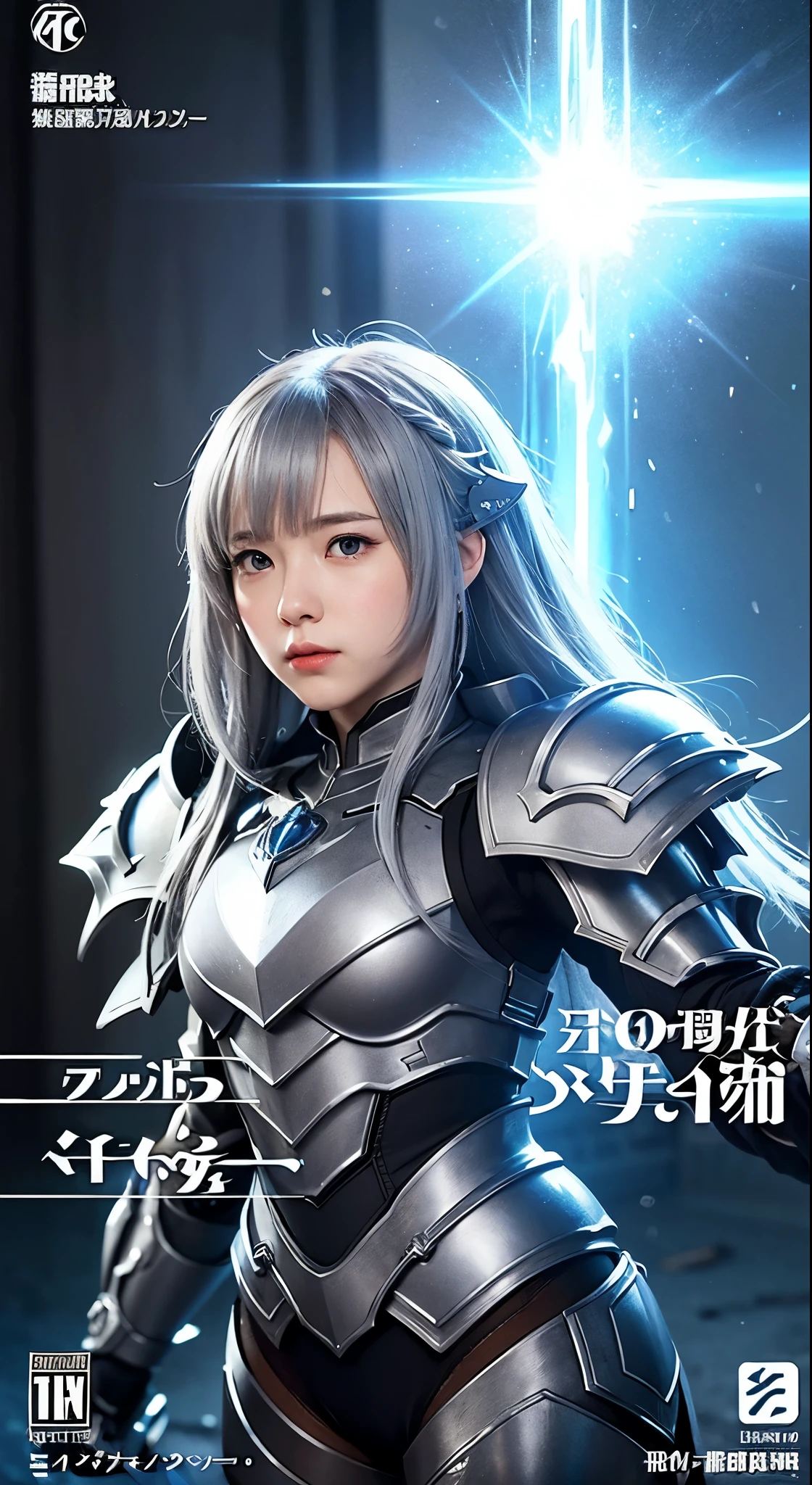Epic Light Novel Art Cover、Official artwork、Epic light novel cover art、White Armored Suit。Different world、Small curve、Kshatkrentz、Kshatkrentzキーアートフェミニン、Shadowverse Style、Moe Dwarf、