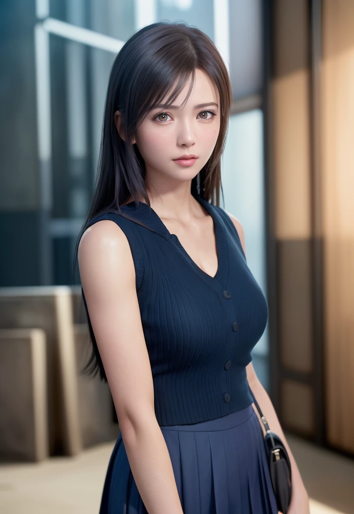 (((realistic photo shot))),, Portrait, (Face of fear:1.3),, Beautiful Girl, Looking at Viewer, , (School uniform:1.2), Shirt buttons and trousers, , (Big cleavage:1),, On Japan Street, (details in environment:1.3),, (Raw photo, cg unity, Photography, super realistic details, Sharp Focus, Detailed skin,4K, hight resolution, masutepiece, Best Quality, Realistic, Vibrant:1.2),, (8K,4K, nffsw, High resolution, Professional, Cinematic, movie, Dramatic),, (anamorphic depth of field blur background), Detailed background,