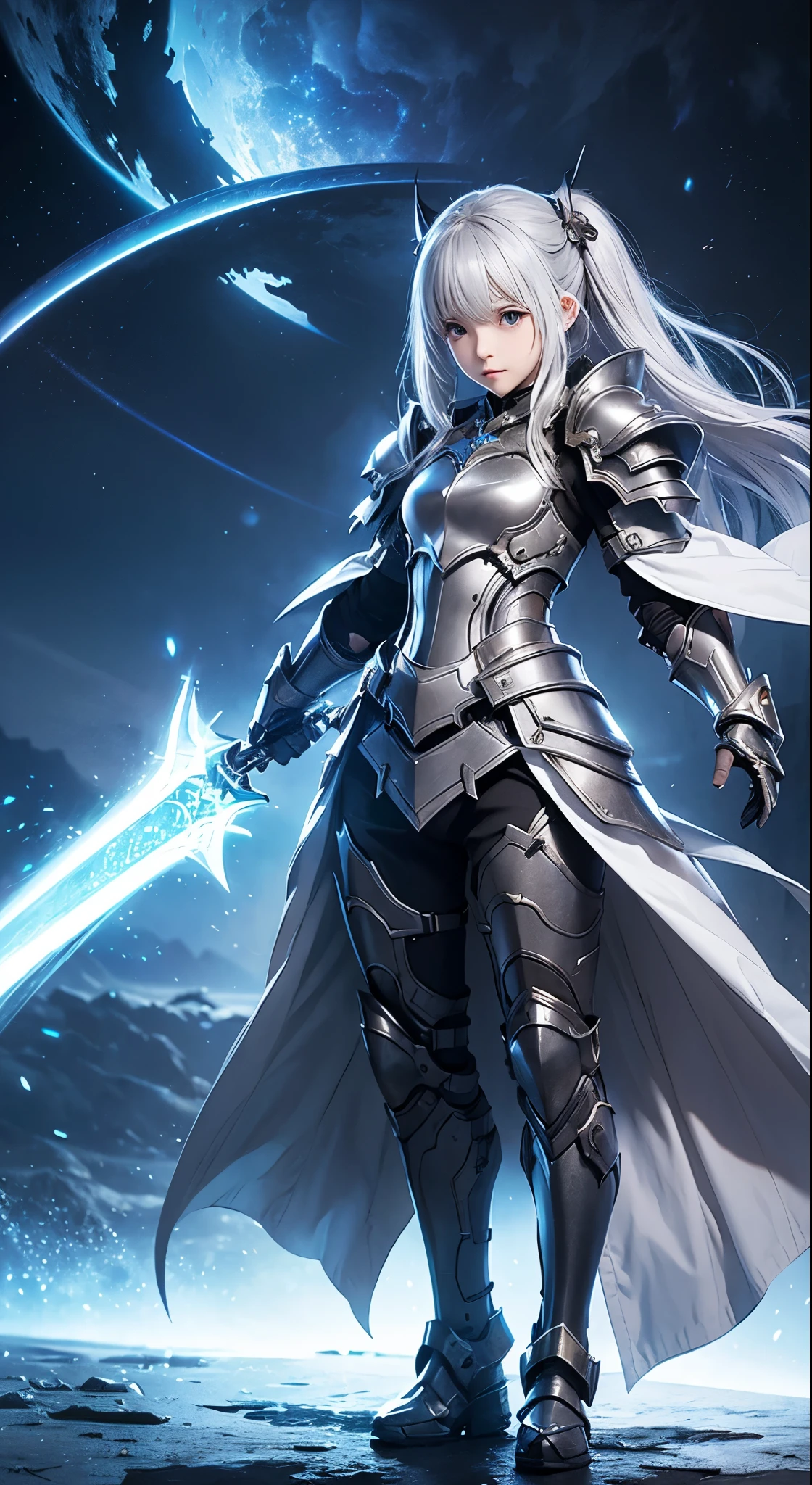 Epic Light Novel Art Cover、Official artwork、Epic light novel cover art、White Armored Suit。Different world、Small curve、Kshatkrentz、Kshatkrentzキーアートフェミニン、Shadowverse Style、Moe Dwarf、