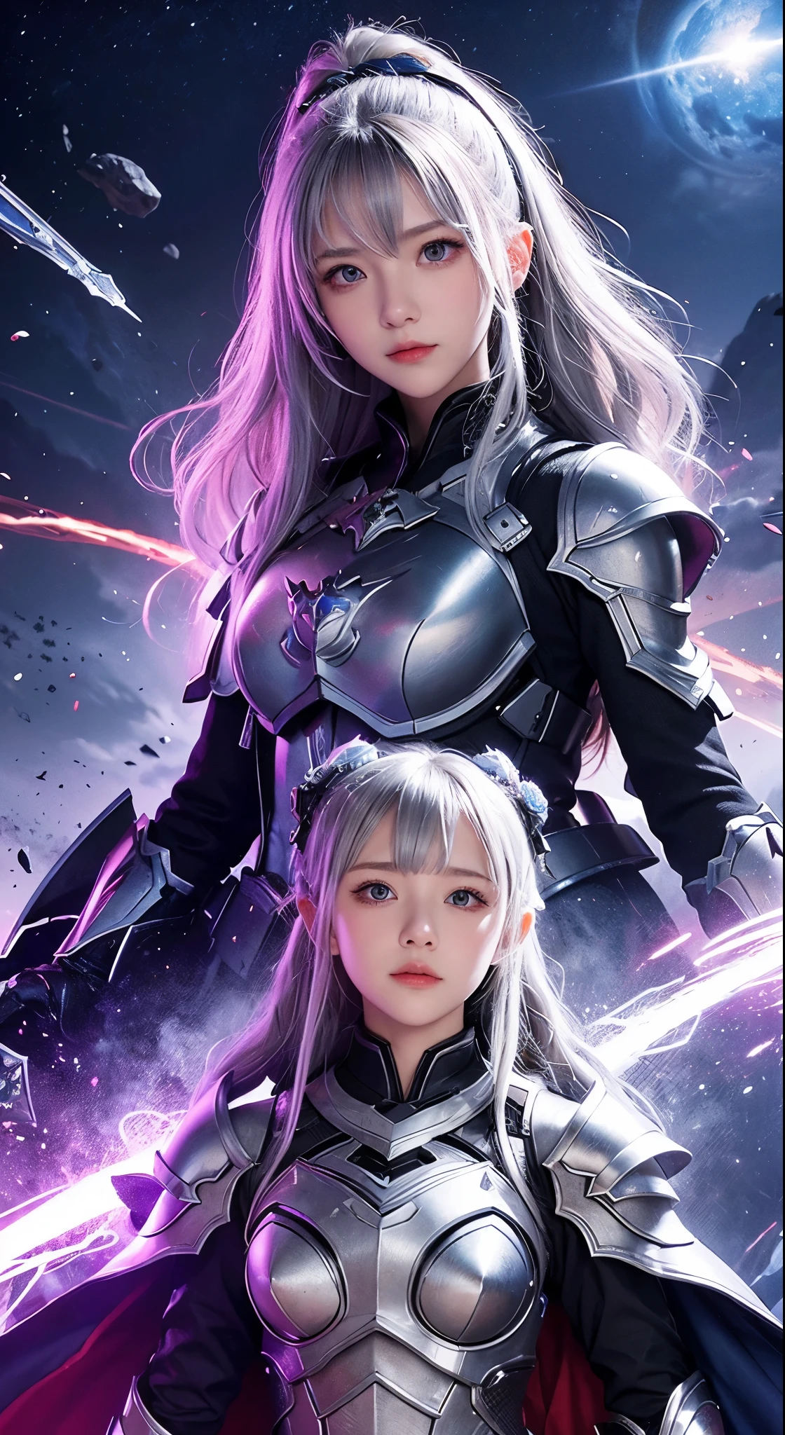 Epic Light Novel Art Cover、Official artwork、Epic light novel cover art、White Armored Suit。Different world、Small curve、Kshatkrentz、Kshatkrentzキーアートフェミニン、Shadowverse Style、Moe Dwarf、