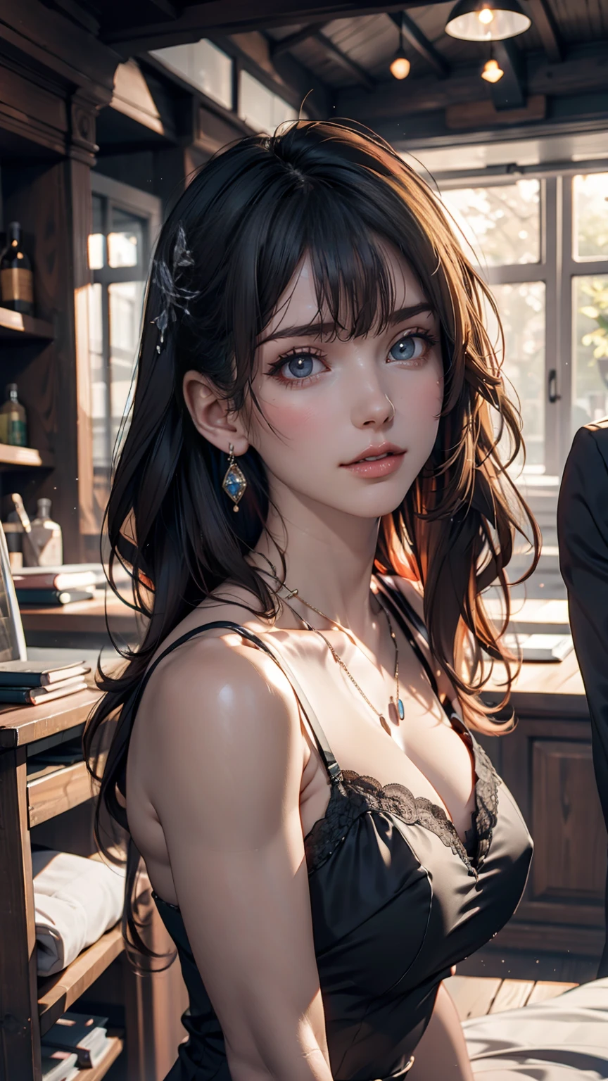 最high quality, masterpiece, High resolution, One girl, Porcelain Dress, hair accessory, necklace, jewelry, Pretty face, On the body, Tyndall effect, Realistic, Shadow Studio, Rim Light, Dual Tone Lighting, (High Definition Skins: 1.2), 8K Ultra HD, Digital SLR, Soft Light, high quality, Volumetric Light, Secretly photographed, photograph, High resolution, 4K, 8K, Background Blur,