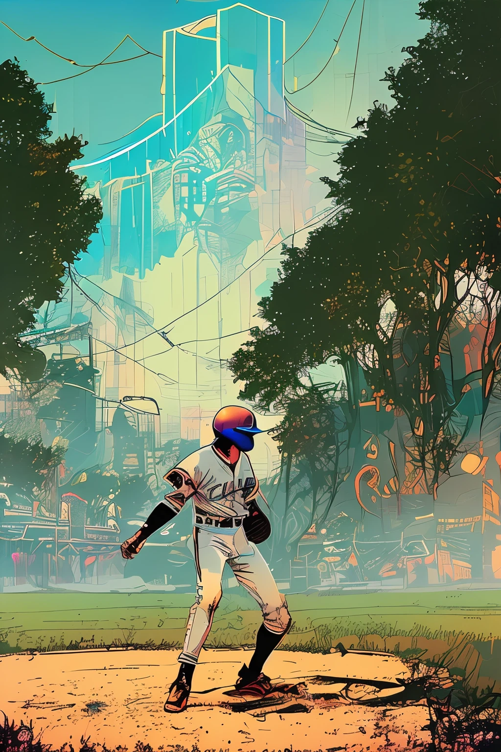 Baseball Player, Field of Dreams, nvinkpunk