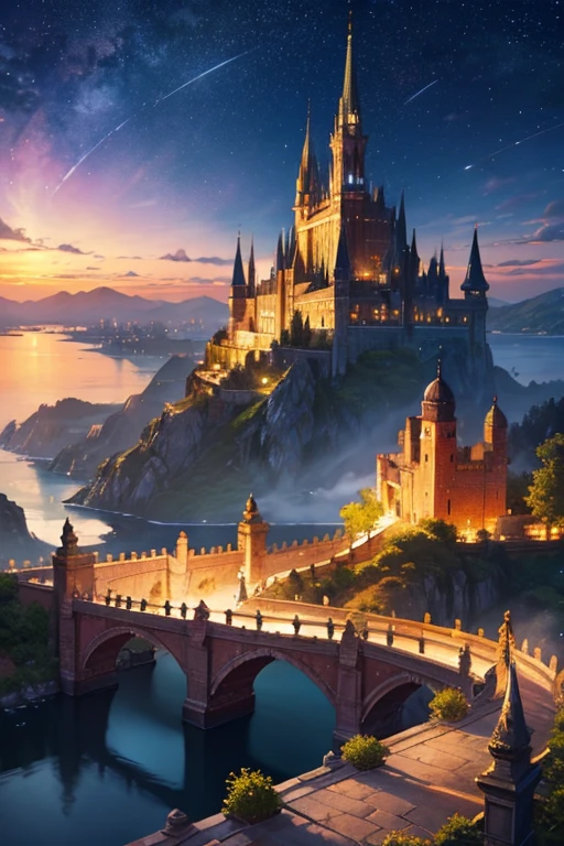 Highest quality、Landscape painting、Night view、Fantasy
