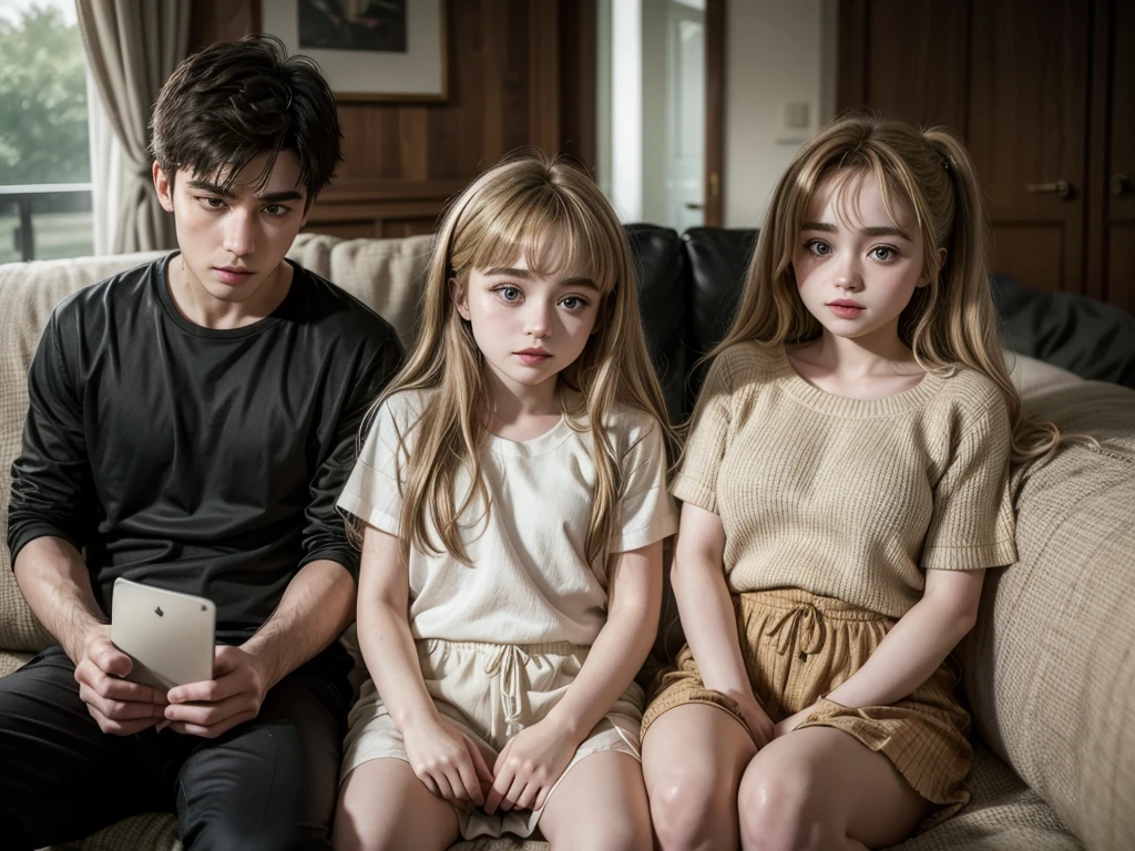 Make an image of a couple composed of Enzo Vogrincic and Sabrina Carpenter