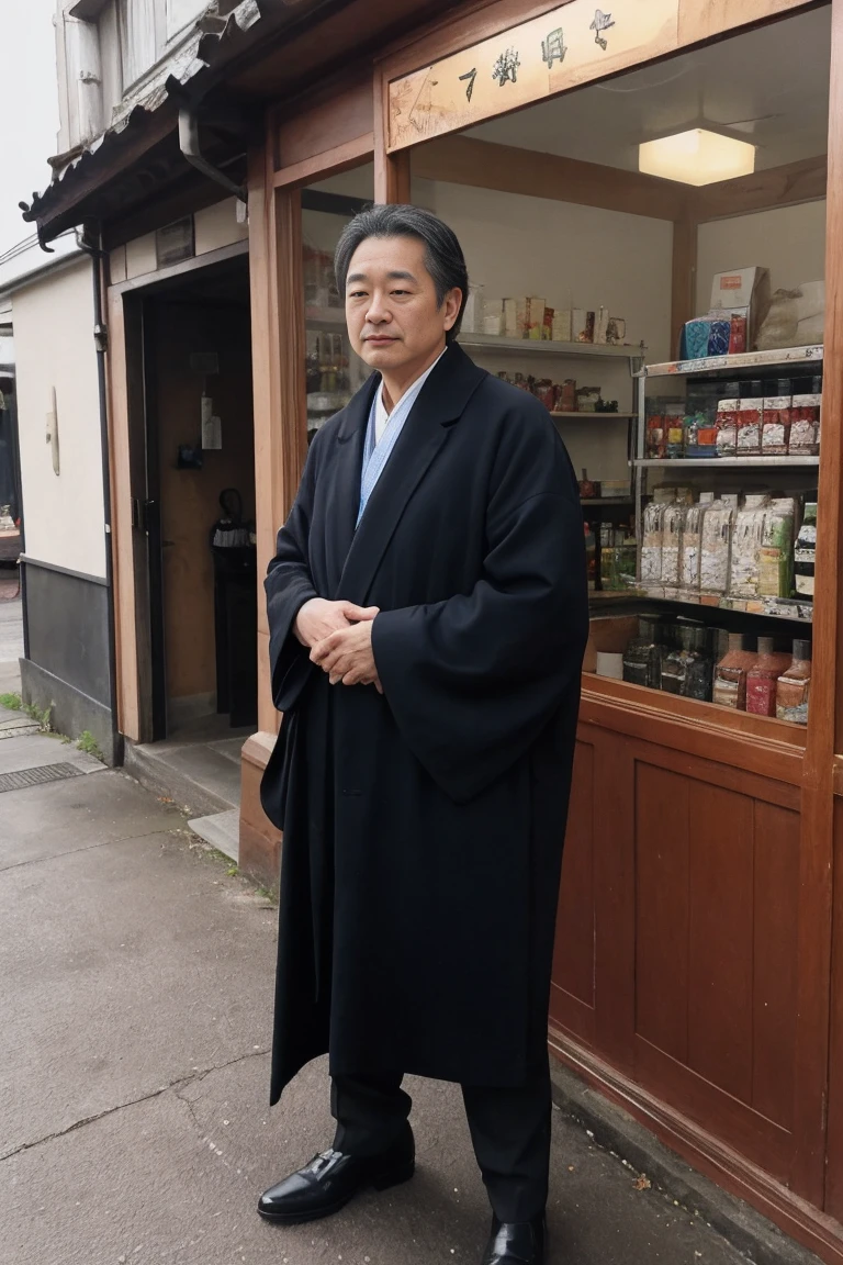 8K, Realistic photos of Japanese men ,40 years old、175cm、