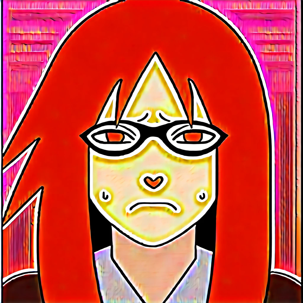 Red hair, 1 Girl, Glasses, Long hair, Red Eyes, Solitary, Black over-the-knee stockings, Umbilical cord, Looking at the audience，No students, Japanese cartoons screencap, Japanese cartoons coloring,src_Japanese cartoons,Naruto \(series\), Naruto shippuuden,Sailor Suit，（（blush，nervous，Vision，classroom，sit on the chair，））masterpiece， absurd ， （Intricate details）， （Colorful）， light， Extremely detailed CG unity 8k wallpaper ，1 Girl， solo，（shy，classroom，night，blush，nervous，Sweating，蕾丝dress， ），sweat，blush，blush1.5，Blush，Medium chest，（（dress，Black stockings，）），（dress，Lying in bed，Uncomfortable expression，Mouth open，spit）