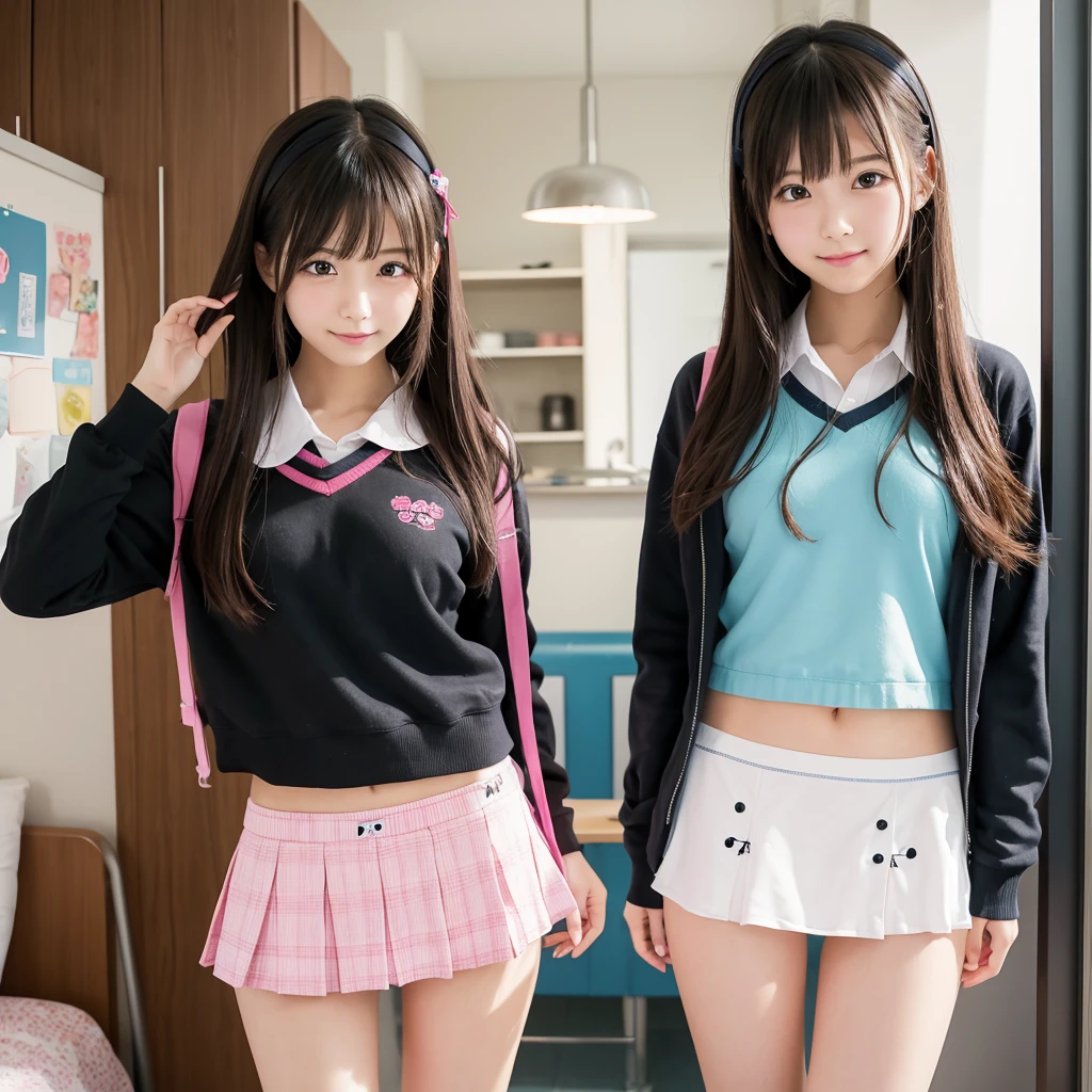 Cute high school girl Morning miniskirt Sexy kawaii underwear Shortcuts Single