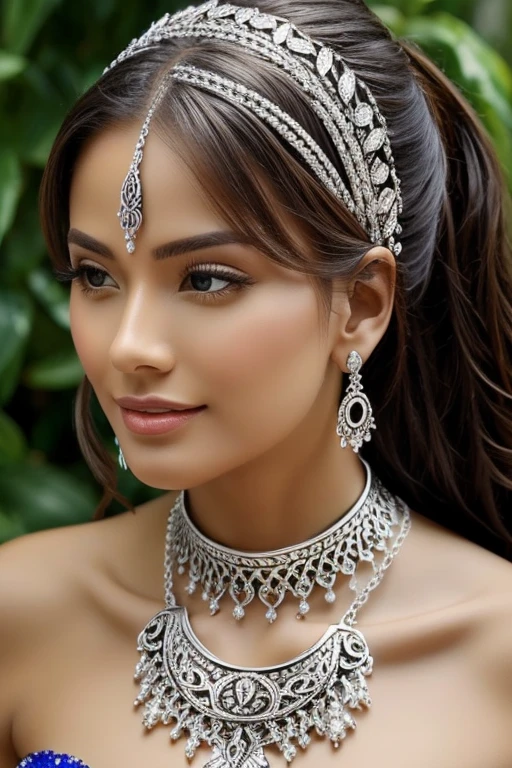Silver wonderful jewelry great quality masterpiece, more ostentatious, great color