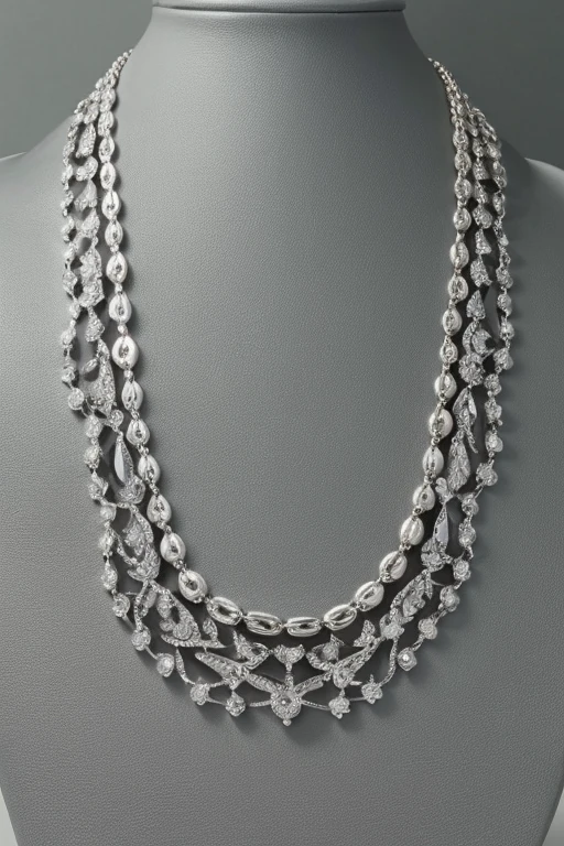 Silver wonderful jewelry great quality masterpiece, more ostentatious, great color