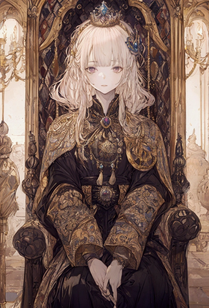 Masterpiece: The Noble Prince
Highest Quality: This artwork is created to the highest standards, showcasing exceptional skill and attention to detail.
Official Art: This is an official piece of art, recognized and respected by professionals.
Highly Detailed CG (Computer Graphics): Every element in this image is rendered with highly detailed computer graphics, providing a realistic and vivid appearance.
Unity 8K Wallpaper: The resolution of this artwork is incredibly high, with 8K resolution making it perfect for use as wallpaper, ensuring stunning clarity and detail.
Super Detailed: This piece features an extraordinary level of detail, capturing every aspect meticulously.
View from Below: The perspective of this artwork is taken from below, giving a majestic and grand impression of the prince depicted.
Highly Detailed Full Body Glamour Photos by RPGRoyalty: The prince is portrayed in a highly detailed full-body glamour shot, created by RPGRoyalty, known for their detailed and stylish artistry.
Sitting on the Throne: The prince is depicted sitting on a magnificent throne, showcasing his power and grace.
Crown, Jewelry, Tiara, Elegant: The prince is adorned with a beautiful crown, sparkling jewelry, and a tiara, enhancing his elegant and regal appearance.
Palace, Stained Glass: The background of the artwork is a grand palace with stained glass windows, adding to the grandeur and opulence.
Depth of Written Boundary, Blurred Background, Light: The artwork features a clear depth in the written boundary, with a blurred background to highlight the focus on the prince, and clever use of light to create a dramatic atmosphere.