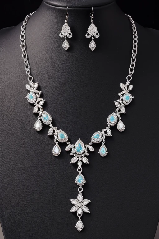 Silver wonderful jewelry great quality masterpiece, more ostentatious, great color