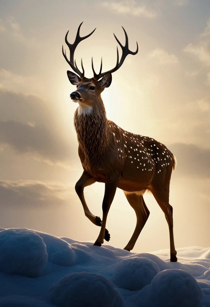 deer、Flying film