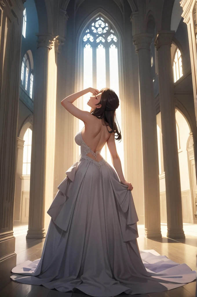 arched back
