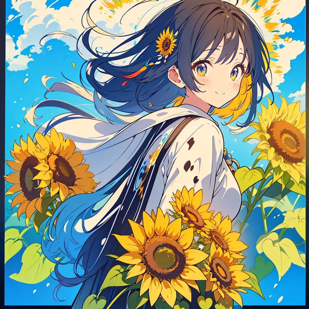 Masterpiece, best quality, super detailed, illustration, close-up, direct view, face focus, 1girl, look at the viewer