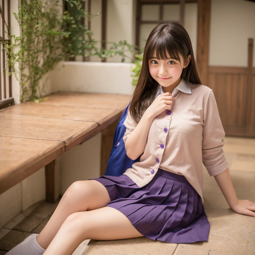 a cute girl who looks like she's from Nogizaka46, super high quality, super realistic, cuter and cuter girl, cute and chubby thighs, nude