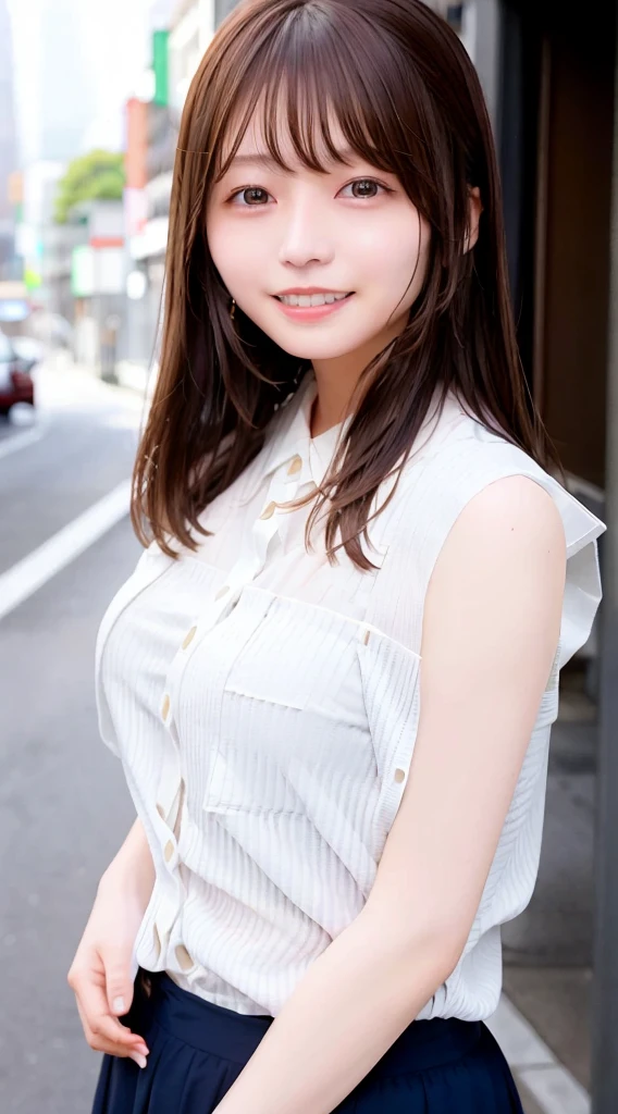 Peeing in toilet pants(Skin blemishes:1.2)、(dent in the skin)、Black eye、Female 1 Person、15 years old、(((FEMALES)))、solo、realisitic、top-quality、Photorealsitic、masterpiece、8K、hight resolution、solo、extra detailed face、(Pro lighting、bokeh dof)、(Particles of light、lensflare、Luminous particles:0.6)、(dynamicposes:1.2)、Soft lighting、Angle view from above、Fashionable and trendy atmosphere、jpn、Street、TOKYOcty、City、((during daytime)) 、Sky、((Viewer's Perspective:1))、(Looking at the camera)、(portlate:0.6)、fully body photo、a gorgeous、Standing、Maintains original facial proportions、broad shoulder、full body Esbian、(big breasts)、 (Medium Hair)、Brown hair、Floating hair、s lips、lipsticks、seducting smile、Floating hair、A smile、open open mouth、tooth、(sleeveless sheer blouse)、(jumper skirt)、Lasheole、(Mole under the eyes:1) 、