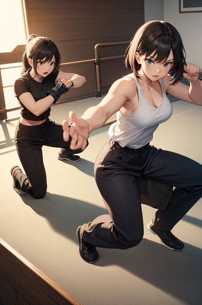 fighting stance