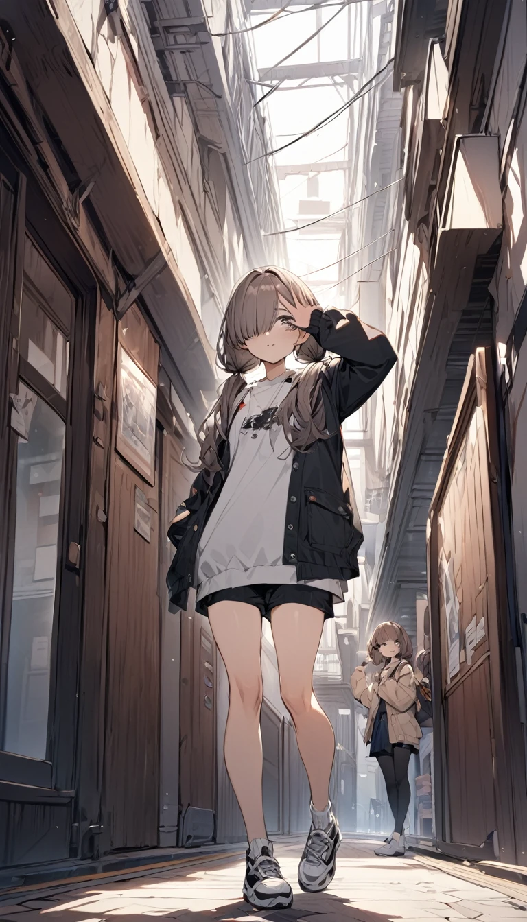 (ultra-detailed, best quality, anatomically perfect body:2), (1 girl, have to pee, very desperate to pee, have to pee), party venue, Women's restroom, Beautiful interior, (other women waiting in line restroom together:1.6), (smock blouse, long A-line skirt, heels, bob cut:1.3), (have to pee:1.5), (knees together and feet apart:1.1), (hand between legs, leaning forward:1.1), (covering crotch:1.4), (constricted pupils:1.4), (erotic twist of the body:1.2), (sad), (blush:1.6), (embarrassment:1.2), (flowing sweat), (fear), (breathless:1.8), (squint eyes:1.3), (looking away:1.2), parted lips, pink lips, shiny skin, (dress tug, skirt tug), (wind lift), (wide angle), (dramatic angle)