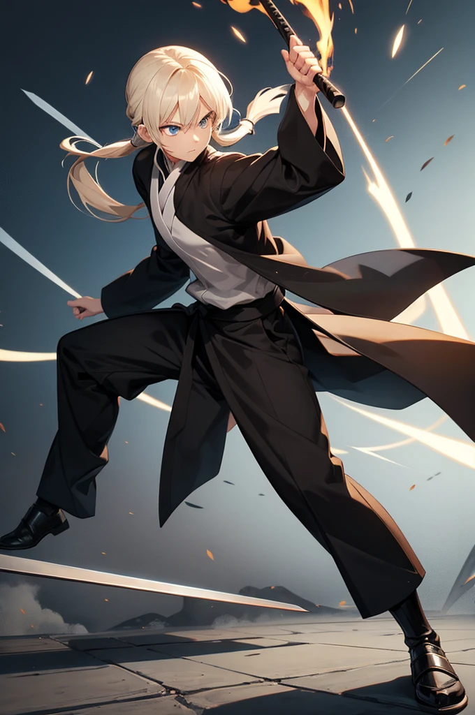 battoujutsu stance, weapon, uniform