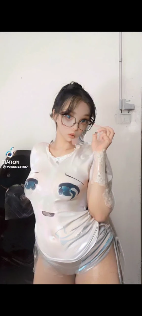 ((masterpiece, best quality)), Delicate face,Snake Woman,Full body painting,Perfect body proportions,Long legs,((Long wavy hair)), ((Half of her hair is white,The other half is cyan,Available in two colors)),beautiful eyes,Fantasy style,White background,transparent,clothing,Lace,Garter, transparent clothing (naked)