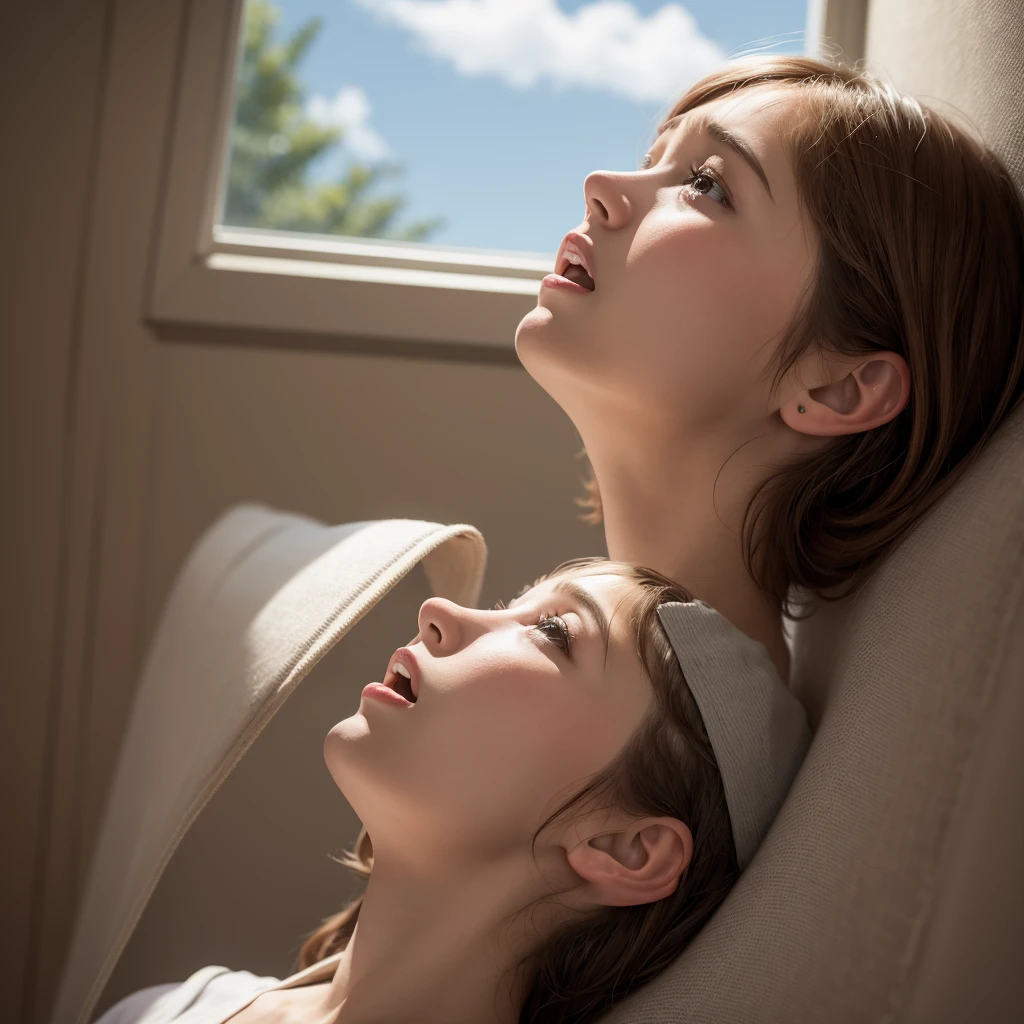 The emotional of inside out she's thinking look up