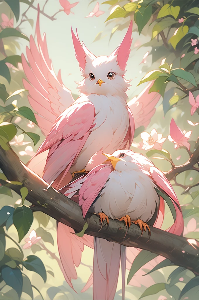 painting of a bird with a pink breast sitting on a branch, by David Park, by Nancy Spero, painted in acrylic, by Lin Liang, by Ma Lin, by Mary Elizabeth Groom, by Mary Byfield, oil painted, by Elizabeth MacNicol, by Chen Lin, by Mary Anne Ansley, by Nancy Stahl, inspired by Paul Bird
