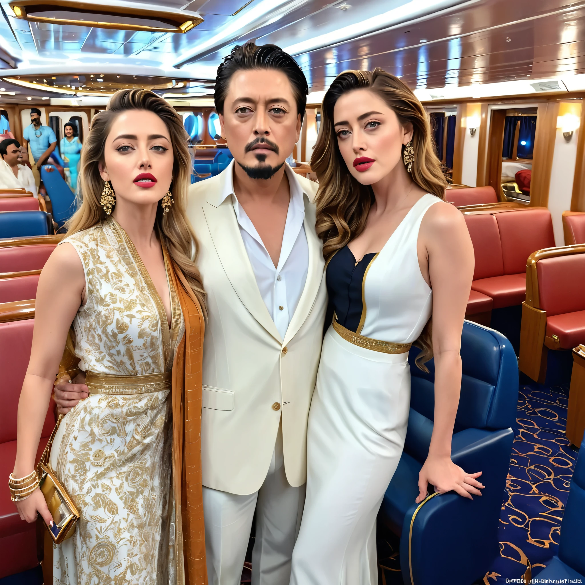 22 year,indian amber heard lookalike bhabhi,wearing maxi in cruise ship