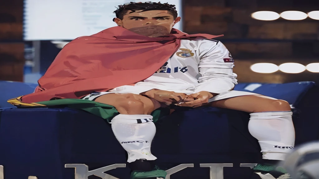 Ronaldo sitting