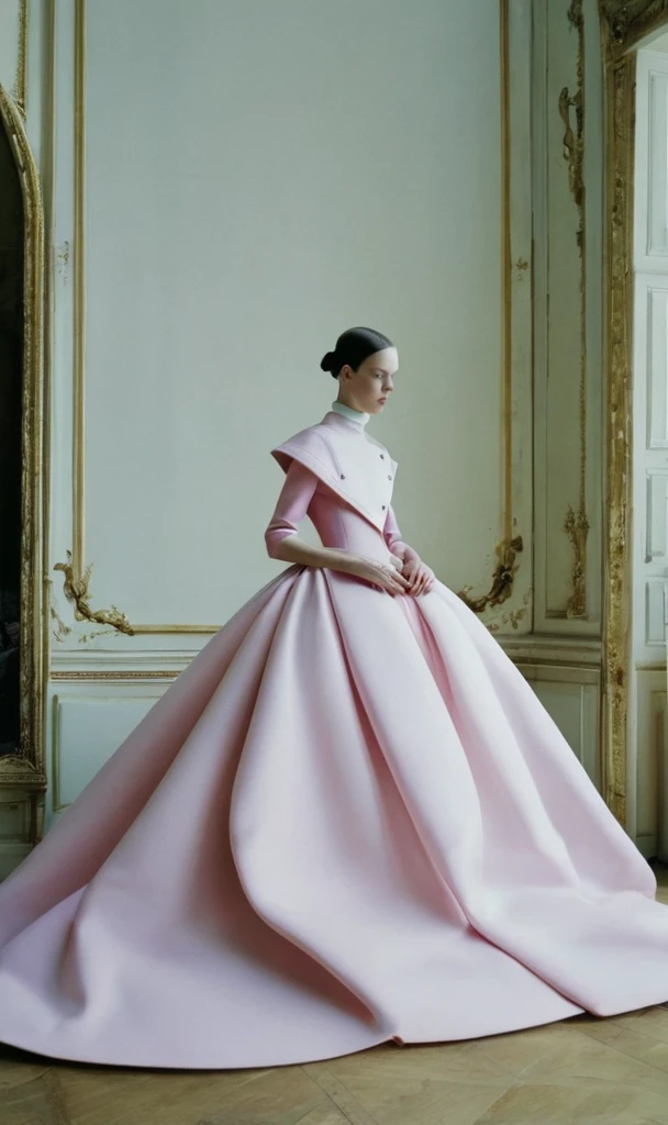Louvre interior, fashion photoshoot, photographed by Tim Walker, ultra high definition, realistic, perfect hands, perfect figures