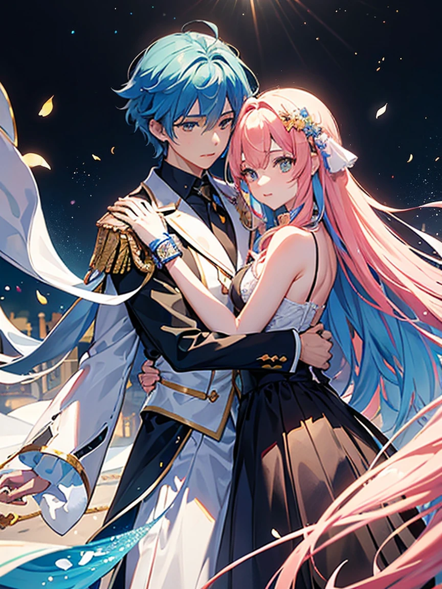 EbonyGoldAIのmasterpiece, 最high quality, high quality, High resolution, (((Beautifully detailed skies))),, growing upな(growing up, wonderful), vision(View), wonderful光景, High resolution, ((Best Shadow)), Night Sky, moonlight, ((Very detailedな)), (Best illustrations), ((Very delicate and beautiful)), Dynamic Angle,high qualityの画像品質, quiet, far_Away{{masterpiece}}, 最high quality, Very detailedな CG ユニティ 8k 壁紙, Cinema Lighting, Lens flare, Beautiful details in the eyes, black, Glancing sideways, Multicolored Hair, colorful light, particle, Heterochromia iridis, (colorful:1.5), (colorful hair:1.5),{{masterpiece}}, 最high quality, Very detailedな CG ユニティ 8k 壁紙, Cinema Lighting, Lens flare, Beautiful details in the eyes, black, Glancing sideways, Multicolored Hair, colorful light, particle, Heterochromia iridis, (colorful:1.5), (colorful hair:1.5),masterpiece, 最high quality, Official Art, 8k wallpaper, Very detailed, Very delicate and beautiful, wonderful, In detail, masterpiece, Very detailedな, High resolution,Best illustrations, Best Shadow,Complex,Sharp focus, high quality, A young father holds his little twins, a boy and a girl, tightly and warmly in his arms、Depict a scene filled with love and security.。My father is on his way home from work..、Children are innocent and carefree。background, A clear blue sky spreads out.、Italy in Summer、View of a stylish modern mansion in Venice。Bright sunlight illuminates the house and sparkling sea.。 In fact, this30The father of this generation is the former Constantine.1thisが世界だ.、Male and female twins、Formerly known as Crispus and Fausta。The whole scene、atonement、forgiveness、healing、refined、And the theme of repairing relationships was emphasized..、It expresses the moment when family love and bonds deepen..