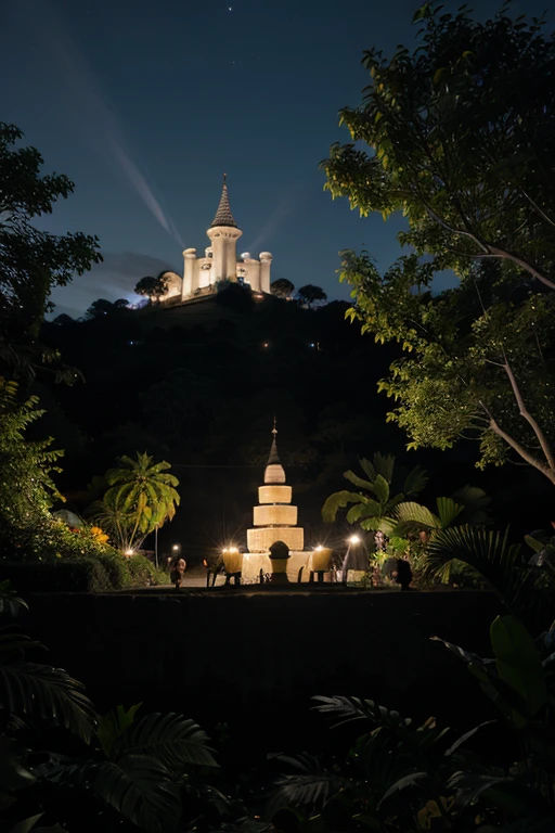Illuminating the black jungle with white castles
