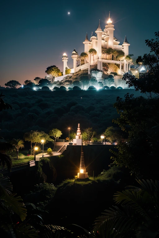Illuminating the black jungle with white castles
