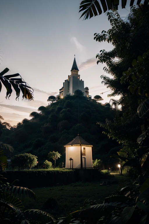 Illuminating the black jungle with white castles 