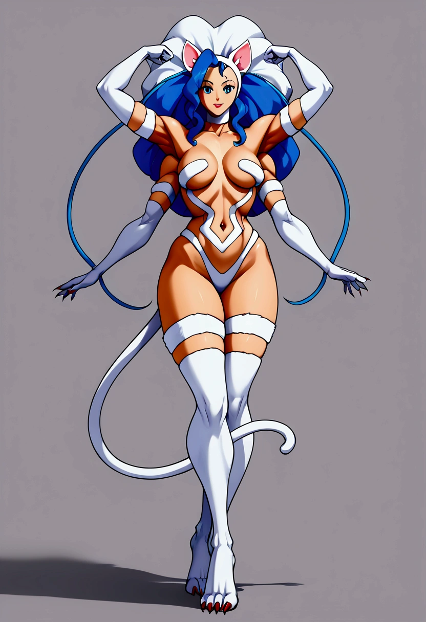 masterpiece, best quality), best resolution, (4arms:1.5), Felicia, full body.