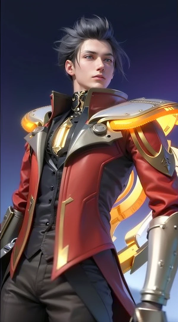 masculine male, masterpiece, ((perfect eyes)) best quality, (semirealism:1.9), beautiful lighting, (extremely detailed CG unity 4k fhd wallpaper), High Detail, Sharp focus, dramatic outdoors, 1 boy ,19 years old, white hair, light purpel eyes, smile.