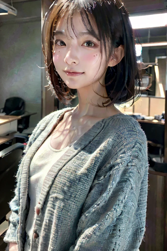 (8k, RAW photo, best quality, masterpiece:1.2), (realistic, photo-realistic:1.4), (extremely detailed 8k wallpaper), solo, a Japanse woman, office lady, suit,