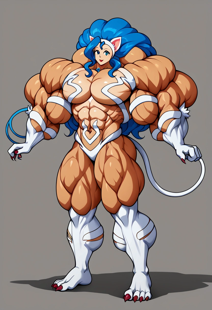 masterpiece, best quality), best resolution, (4arms:1.5), Felicia, muscular body, full body.