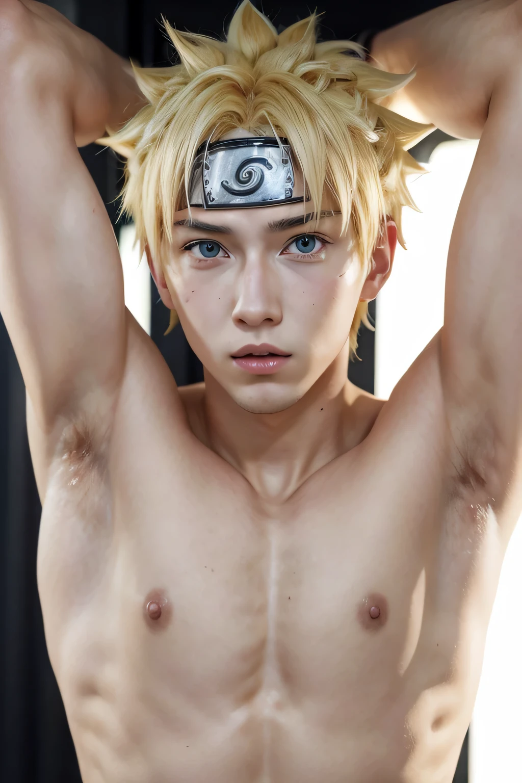 male blonde naruto uzumaki armpit